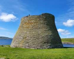 The island of Mousa located in the site is known for the Broch of Mousa which is an Iron Age round tower and is still standing. It is among the best-p
